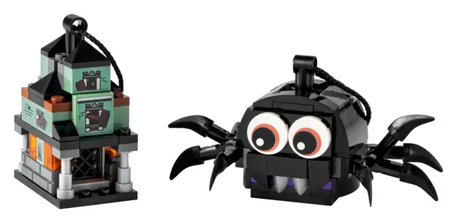 Lego® Spinne und Geisterhaus