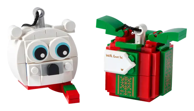 Lego® Eisbär und Geschenk