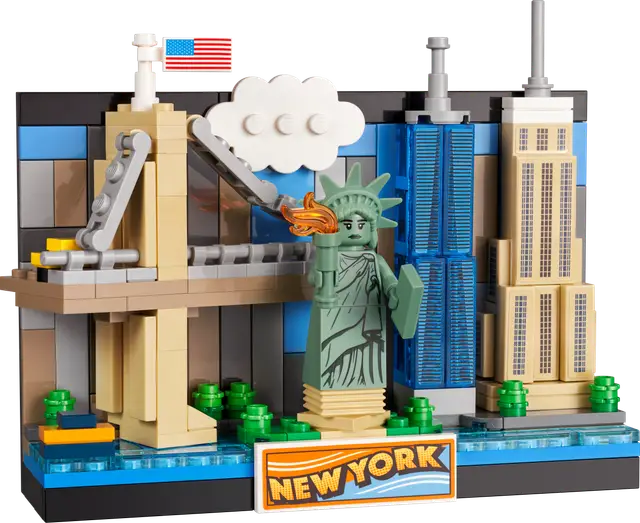 Lego® Postkarte aus New York