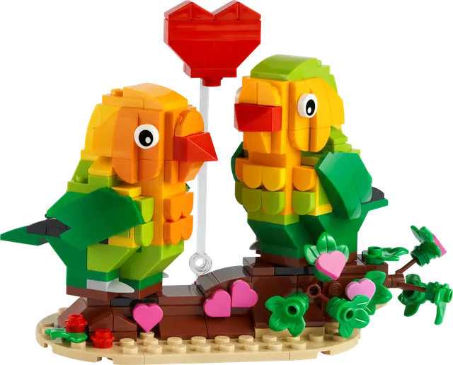Lego® Valentins-Turteltauben