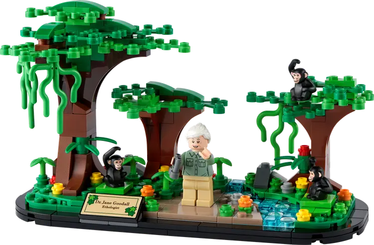 Lego Hommage an Jane Goodall