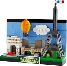 Lego Postkarte aus Paris