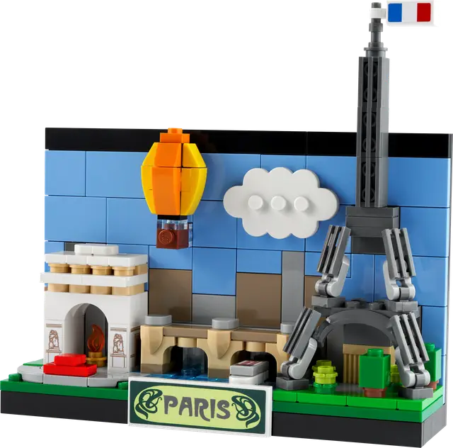 Lego® Postkarte aus Paris