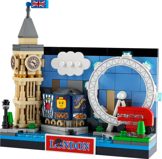 Lego® Postkarte aus London