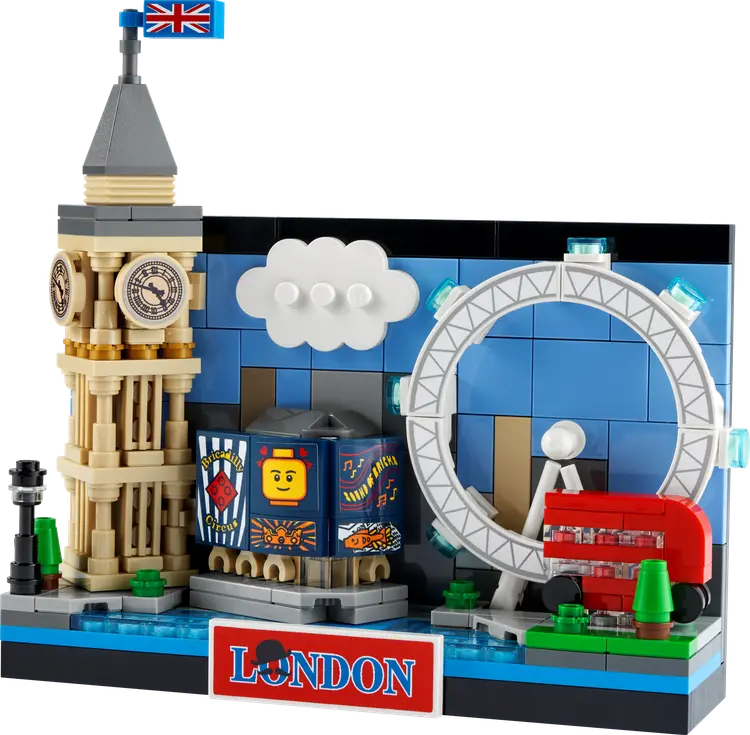 Lego Postkarte aus London