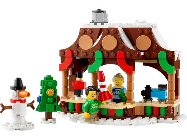 Lego® Weihnachtsmarktstand