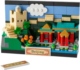 Lego Postkarte aus Beijing