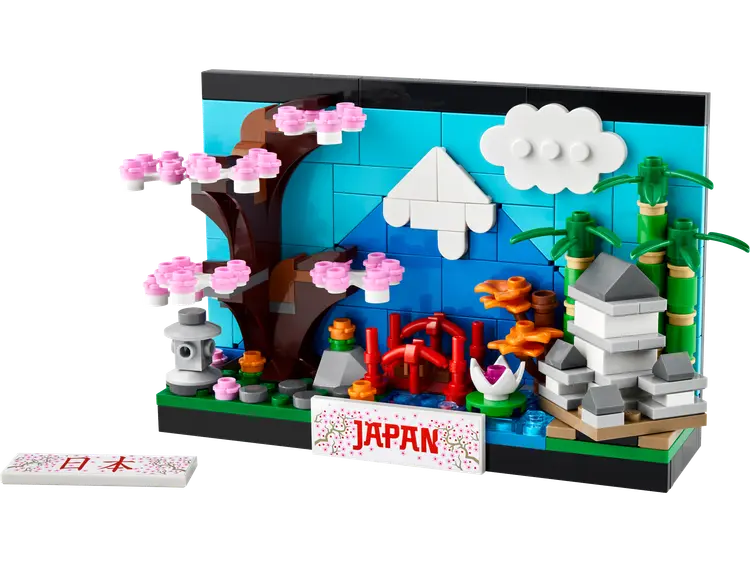 Lego Postkarte aus Japan