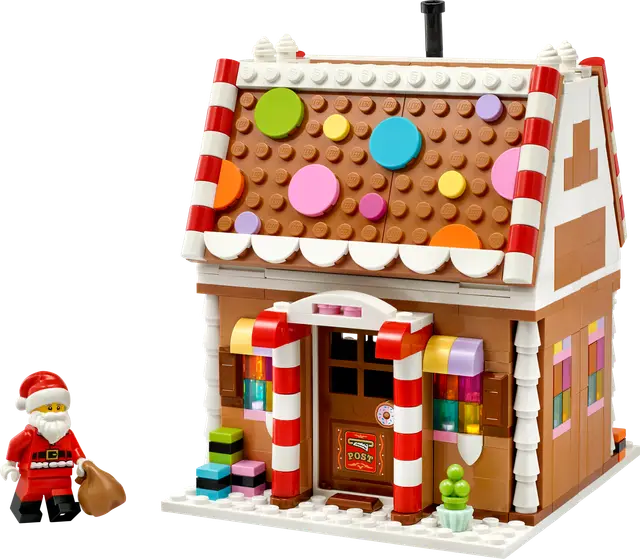 Lego® Weihnachtliches Lebkuchenhaus