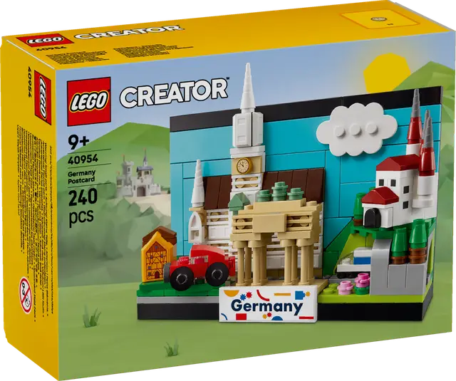 Lego® Postkarte aus Deutschland