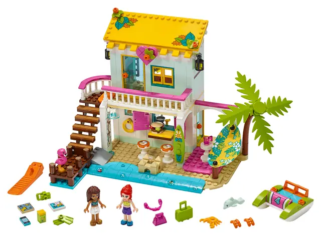 Lego® Strandhaus mit Tretboot