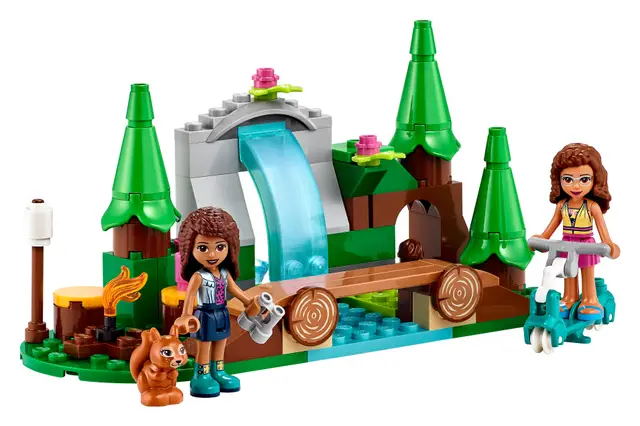 Lego® Wasserfall im Wald