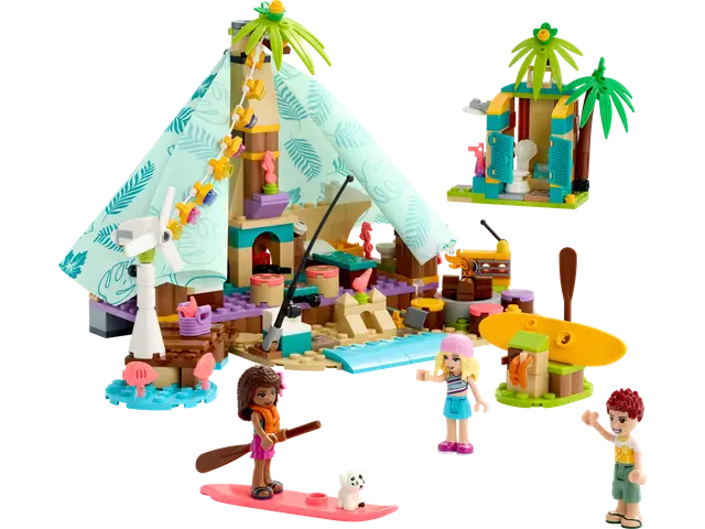 Lego® Glamping am Strand