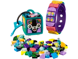 Lego Neon-Tiger Armband & Taschenanhänger