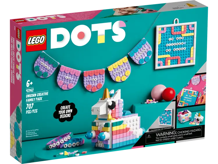 Einhorn Familienkreativset 41962 | LEGO® DOTS