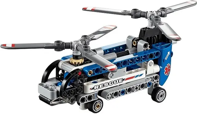 Lego® Doppelrotor-Hubschrauber