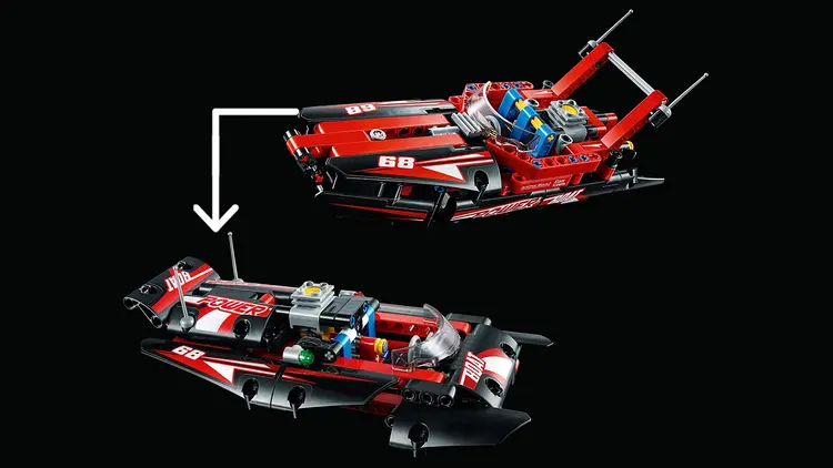 Lego Toy Technic Boat Lego 42089 Review Power Boat 42089 LEGO® Technic