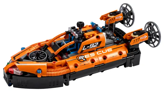 Lego® Luftkissenboot für Rettungseinsätze