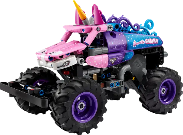 Lego® Monster Jam™ Sparkle Smash™ mit Rückziehmotor