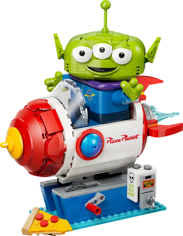 Lego® Alien mit Pizza Planet Raketenfahrt