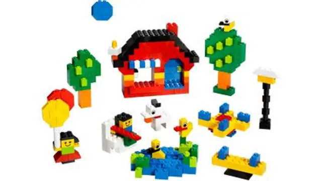 Lego®  Steinebox mit Schüttfunktion