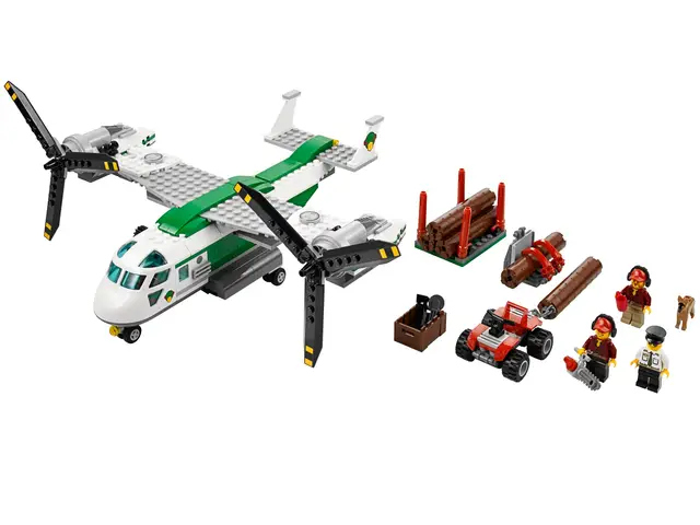 Lego® Hefschroef vrachtvliegtuig