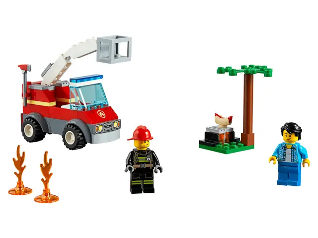 Lego® Feuerwehr beim Grillfest