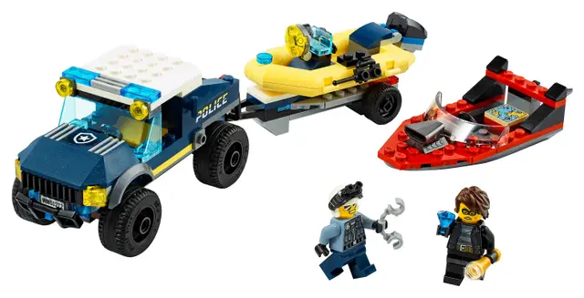 Lego® Transport des Polizeiboots