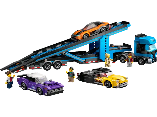 Lego® Autotransporter mit Sportwagen