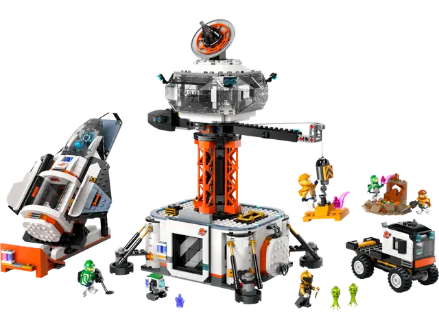 Lego® Raumbasis mit Startrampe