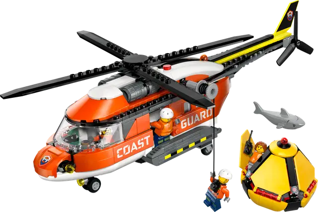 Lego® Hubschrauber der Küstenwache
