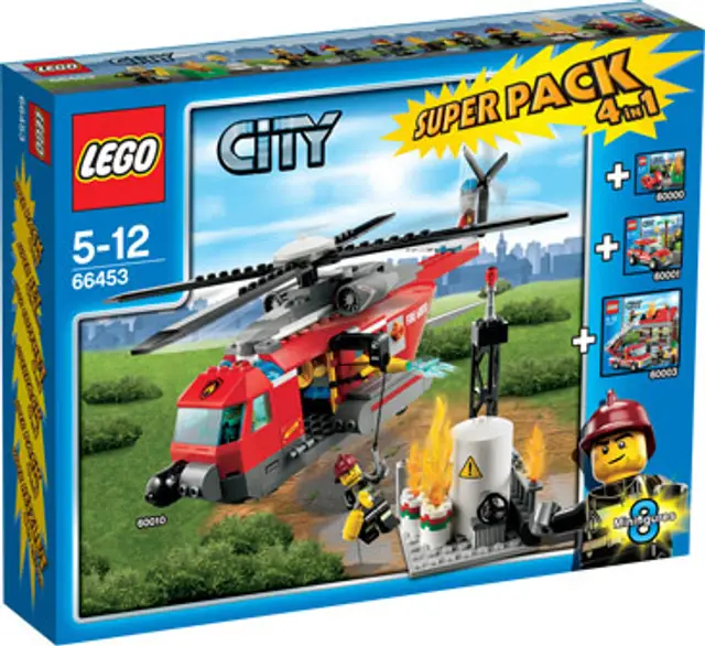 Lego® Feuerwehr Super Pack 4 in 1
