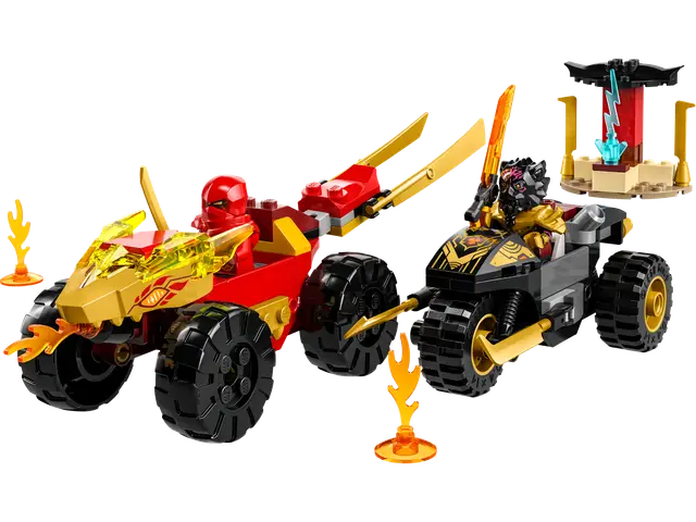 Lego® Verfolgungsjagd mit Kais Flitzer und Ras' Motorrad