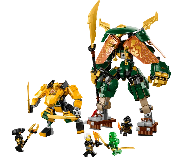 Lego Lloyds und Arins Training-Mechs