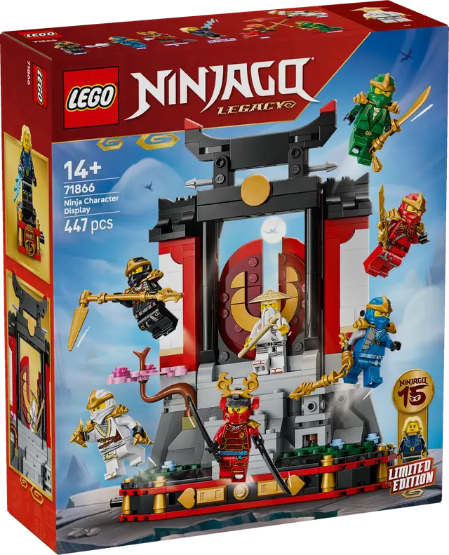 Lego® 15-jähriges Jubiläum: Ninja-Charaktere zum Ausstellen
