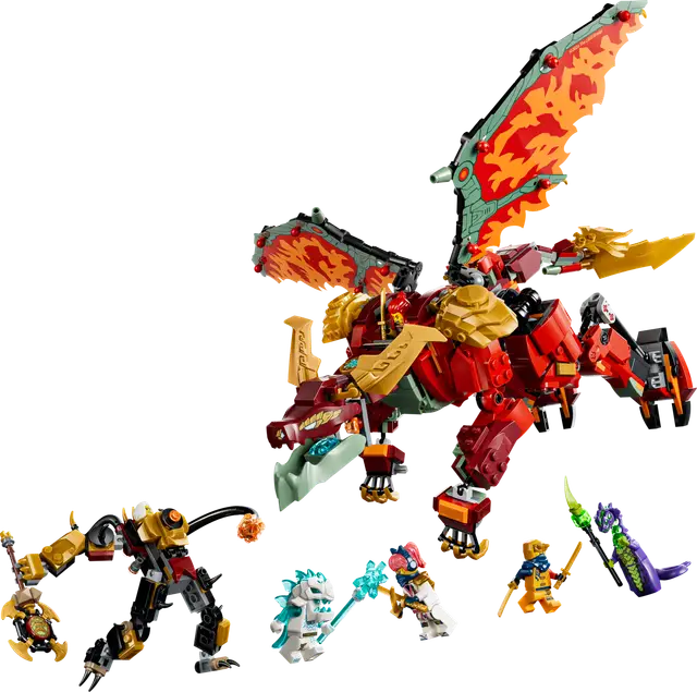 Lego® Wyldfyre's Transforming Dragon Mech