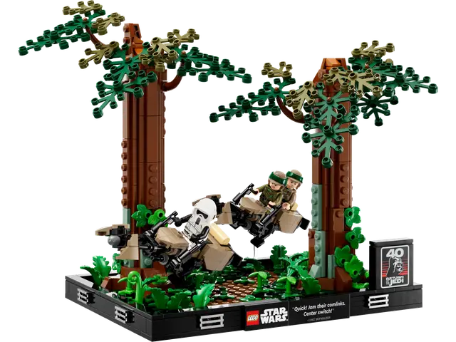 Lego® Verfolgungsjagd auf Endor™ – Diorama