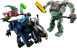 Lego Neytiri und Thanator vs. Quaritch im MPA