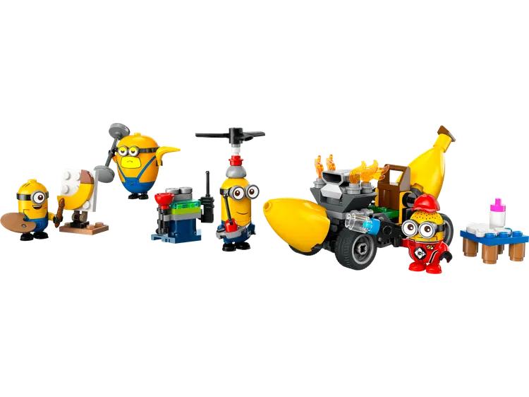 Lego Minions und das Bananen Auto