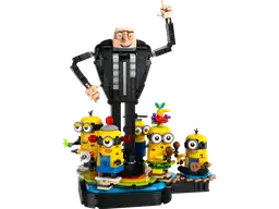 Lego Gru und die Minions aus LEGO® Steinen