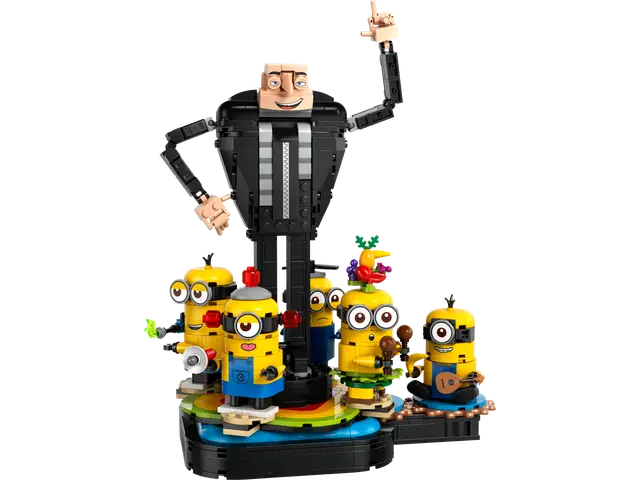 Lego® Gru und die Minions aus  Steinen