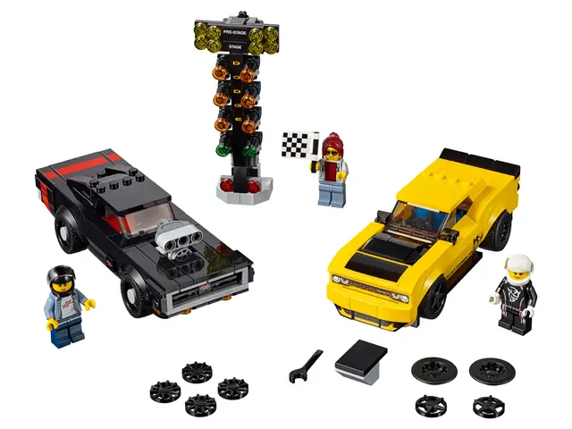 Lego® 2018 Dodge Challenger SRT Demon und 1970 Dodge Charger R/T