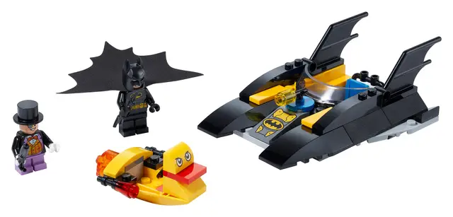 Lego® Verfolgung des Pinguins – mit dem Batboat