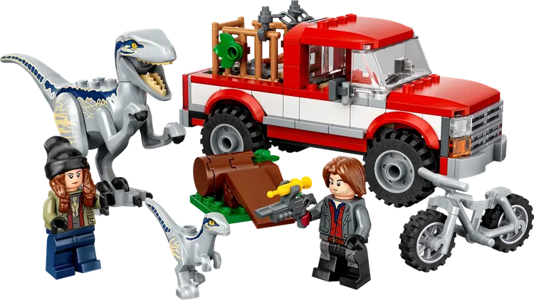 Lego Blue & Beta in der Velociraptor-Falle