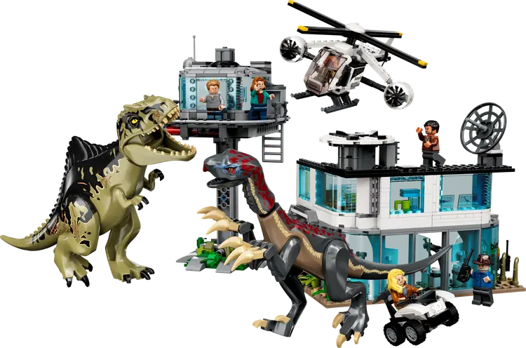 Lego Giganotosaurus & Therizinosaurus Angriff