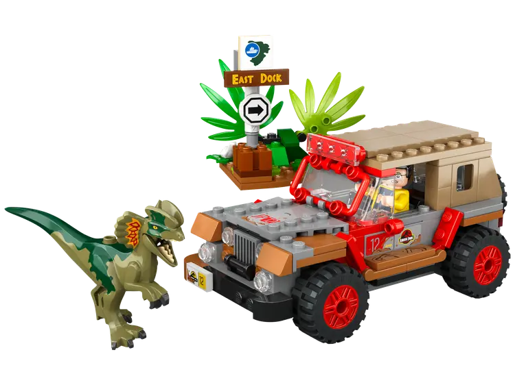 Lego Hinterhalt des Dilophosaurus