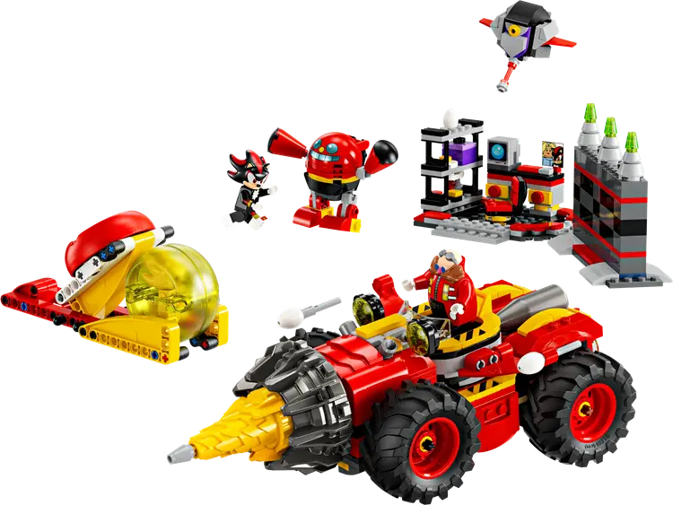 Lego Super Sonic vs. Egg Drillster