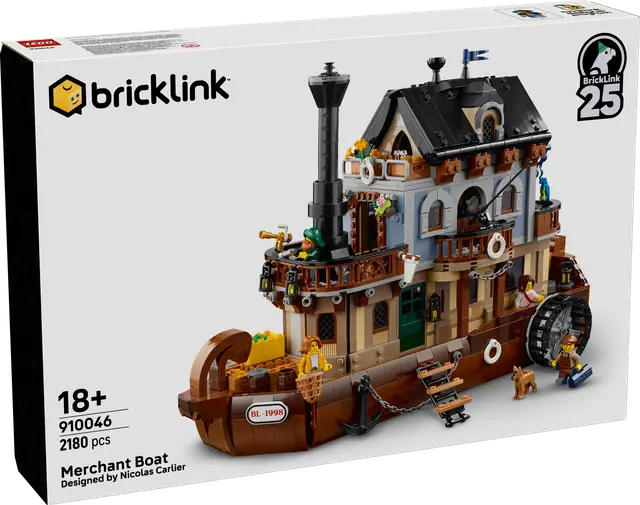 Lego® Handelsraddampfer