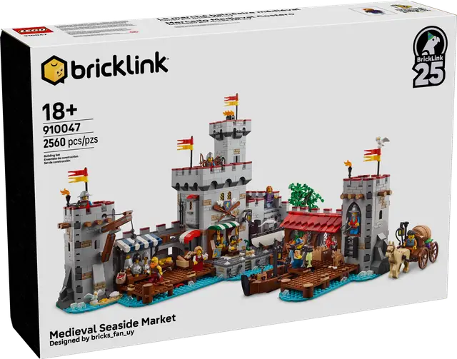 Lego® Markt am Meer im Mittelalter