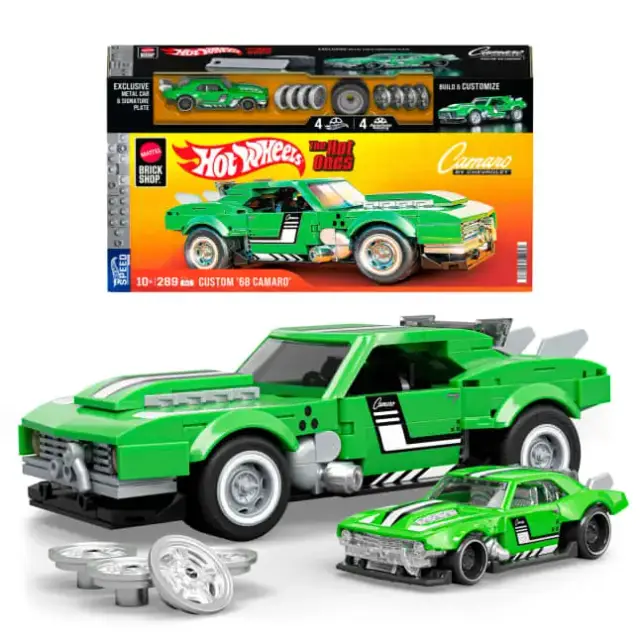 MEGA® Mattel Brick Shop Hot Wheels Custom ’68 Camaro Bauset (289 Teile), Für Sammler